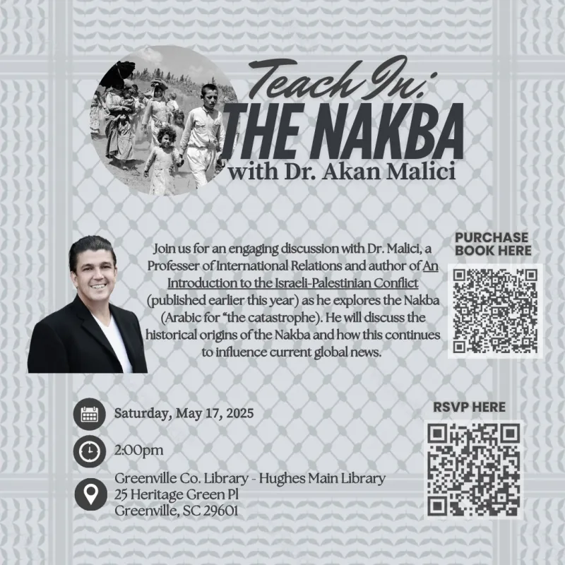The Nakba teach-in